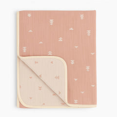 Cotton by the Sea brick swaddle blanket, double-layer muslin for cozy warmth and gentle swaddling
