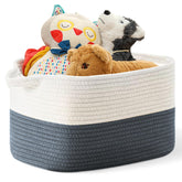 Cotton Rope Woven Basket laundry hamper for organized clothes