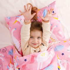 Cottonblue 100% organic cotton pillowcase provides breathable comfort