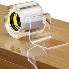 COUMENO Clear Edge Protector installed as an edge guard on furniture corners.