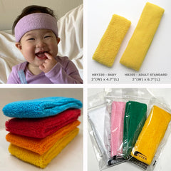 COUVER one-size headband fits babies and toddlers up to age four.