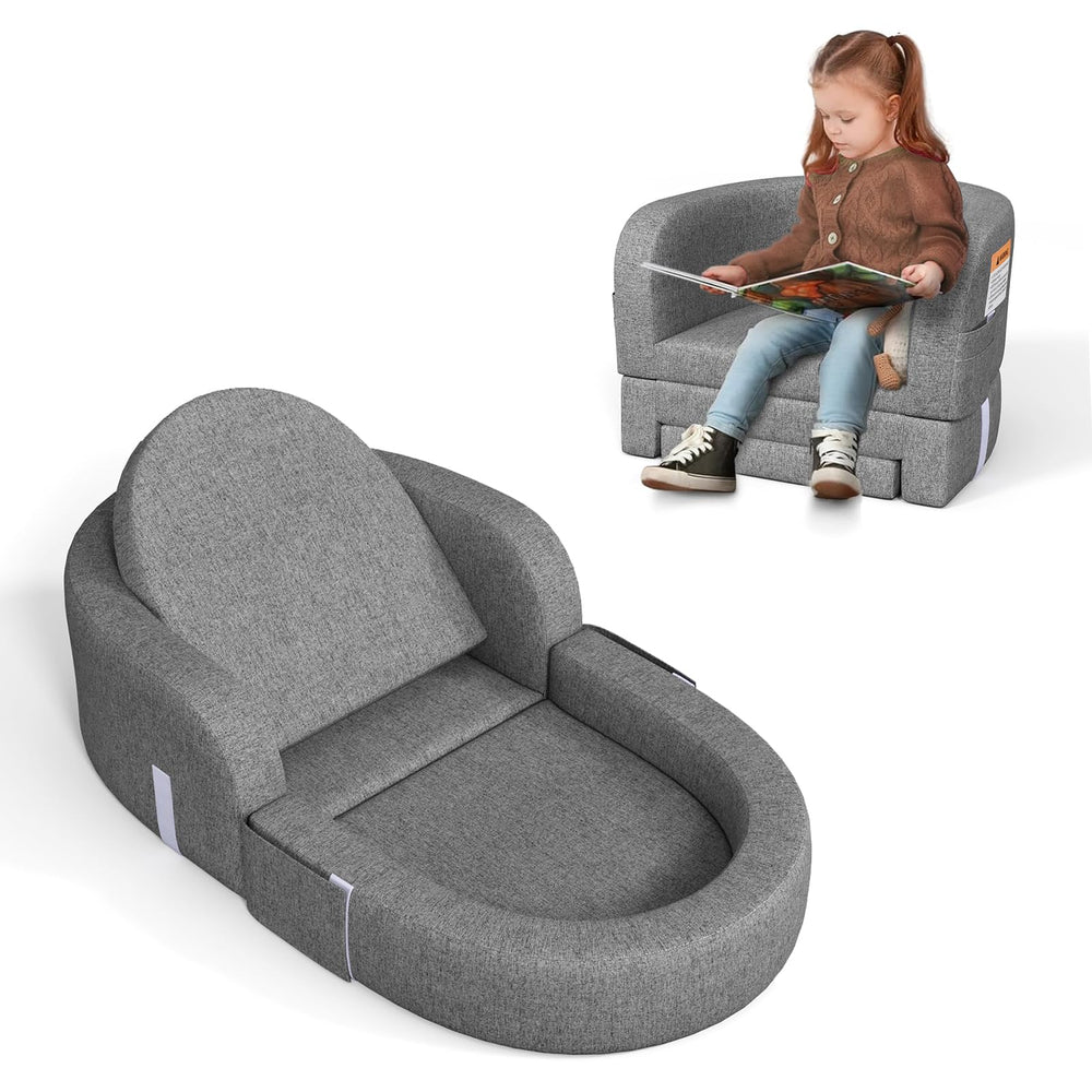 Cowiewie Toddler Travel Bed in 2-in-1 mode for safe, comfortable travel naps.