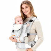 CoziBB baby carrier in front carry supports newborn comfort and hip-friendly position