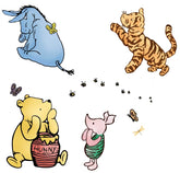 CoziDek Winnie Pooh forest scene wall decal enhances nursery decor and sticks easily.