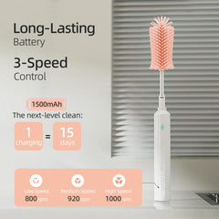 COZILO rotating handle at 90 degrees helps reach bottle corners.
