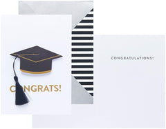 C.R. Gibson Grad card featuring balloons and confetti design.