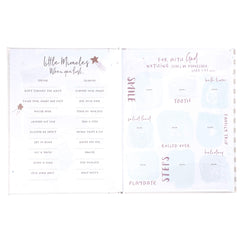 C.R. Gibson Little Blessings memory book has 64 pages to capture memories.