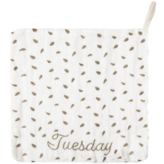 C.R. Gibson Woodland Colors Wednesday washcloths for unisex baby care.