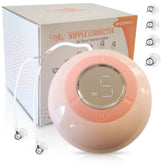 CRADLE PLUS nipple suckers rechargeable device in use for gentle, convenient daytime sessions.
