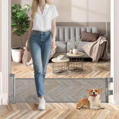 Crazydeer 14-inch tall short dog gate step over for small dogs