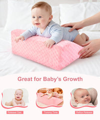 CreateBay gas-relief wedge aids comfortable tummy time and post-feed reflux.