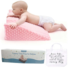 CreateBay memory foam baby lounger provides gentle neck and shoulder support.