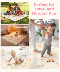 CreateBay foldable mat with carry bag for easy transport