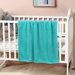 CREVENT blanket in crib or bassinet adds soft privacy and comfort.