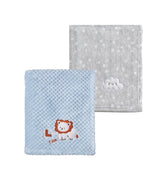 CREVENT grey cloud blanket close-up showing ultra-soft warmth for babies.