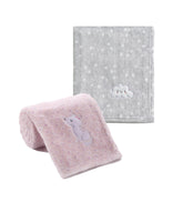 CREVENT baby blankets closeup shows plush fleece for gentle warmth.