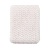 CREVENT Wave Ivory blanket closeup shows ultra-soft fabric for gentle baby comfort