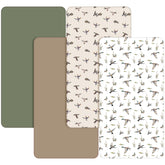 CroBlissful mallard duck pattern crib sheet adds playful charm to baby's crib.