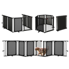 CRUDATE freestanding gate enables quick setup for flexible room safety