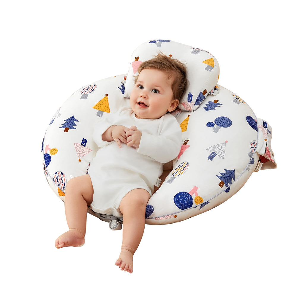CrystCare nursing pillow angled support for comfortable latch