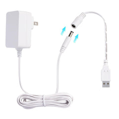 CSDWELL baby swing charger with USB cord ready for uninterrupted sessions.