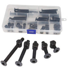 cSeao bolts and barrel nuts kit close-up for sturdy furniture assembly