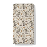 Cstdyfrv Deer Hunting crib sheet in soft fabric for gentle baby sleep.
