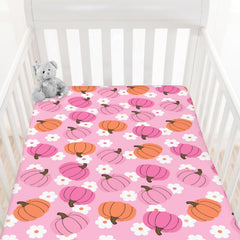 Cstdyfrv pumpkin flowers pattern close-up showcases cozy design and breathable material