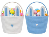 CubesLand bunny basket with removable ears for Easter egg hunts