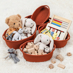 Cubeland seven-color set adds stylish decor while organizing toys, towels, or linens.