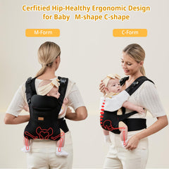 CUBY adjustable shoulder straps for a comfy, customizable fit