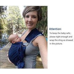 CUBY Water Baby Sling demonstrates hands-free support