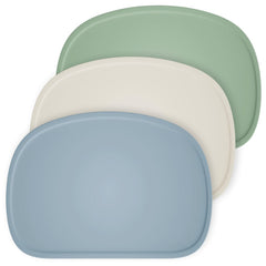 Cuddle Campus silicone placemats color set adds cheer to family meals.
