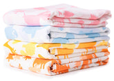 CuddleBug Colorful Critters swaddle blanket offers cozy, breathable sleep.
