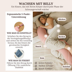 Cuddo Baby lockable O-shape for versatile sleeping positions and ergonomic support.