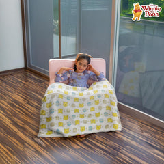 Cudlie Winnie the Pooh blanket 30 x 40 inches offers cozy coverage for infants.