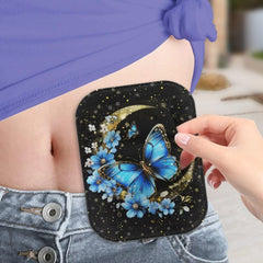Cugasmaru Butterfly Moon ostomy cover features waterproof material for shower time protection.