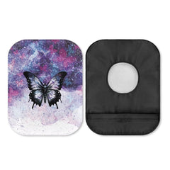 Cugasmaru ostomy cover butterfly purple showcases lightweight, discreet daily wear.