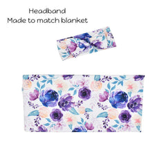 Culclendy Floral Swaddle Blanket in a nursery setting for everyday use