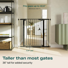 Cumbor adjustable width gate 29.7 to 40.6 inches for doorways