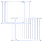 Cumbor baby gate 2-pack extensions included for flexible space control.