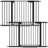 Cumbor baby gate 29-7 to 48 inch in doorway, adjustable for stairs