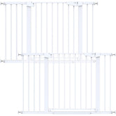 Cumbor baby gate 2pack on doorway offers flexible protection for stairs and hallways
