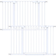 Cumbor baby gate 2pack on doorway offers flexible protection for stairs and hallways