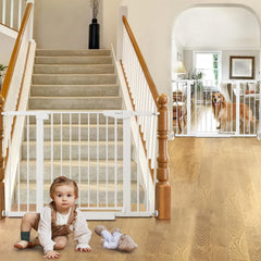 Cumbor wide-adjustable gate fits 29.7-46 inches for doorways.