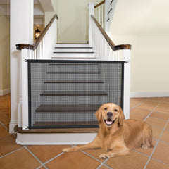 Cupount 2-pack dog gate on stairs for safe pet containment.