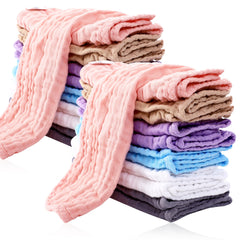 Cute Castle burp cloths, 24-pack, 20x10 inches, ideal for quick cleanups.