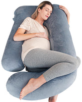 Cute Castle pregnancy pillow full-body cover removable for easy cleaning and lasting comfort.
