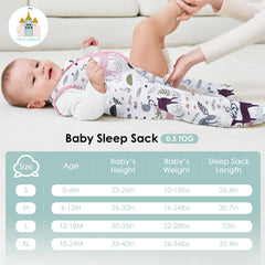 Cute Castle sleep sack safety guards protect skin during zipper use