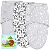 Cute Castle swaddle sack demonstrates ergonomic hip support for newborn comfort.